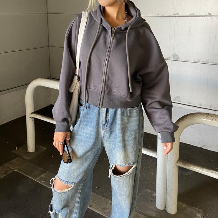 バックロゴZIPパーカー | non-hedge  | 詳細画像15 