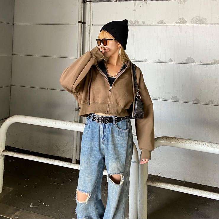 バックロゴZIPパーカー | non-hedge  | 詳細画像3 