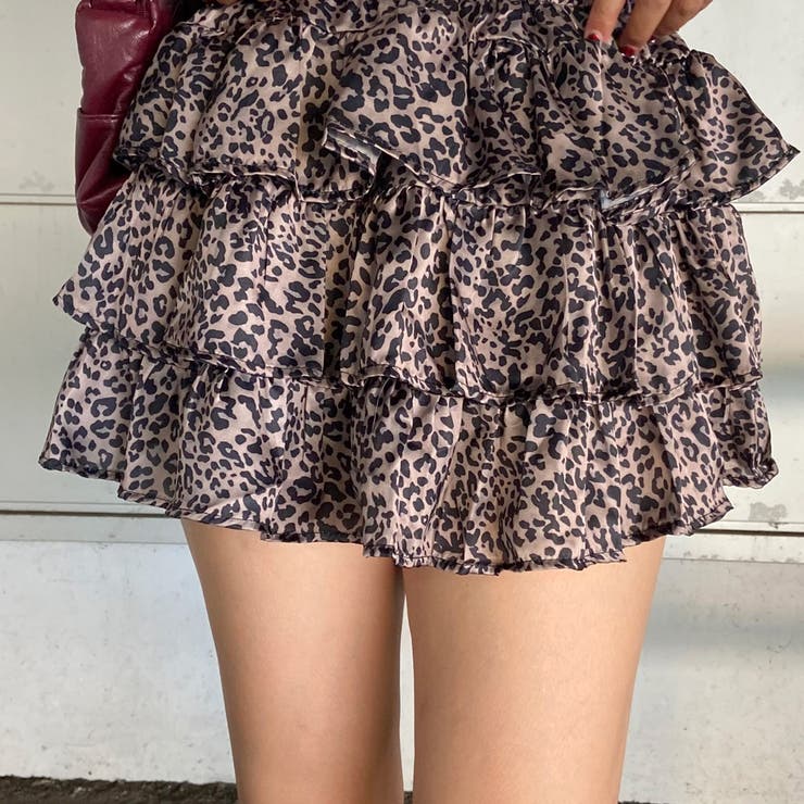 ヒョウ柄ティアードスカート | non-hedge  | 詳細画像12 