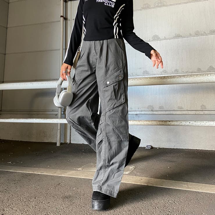 グレー | タックワイドパンツ | non-hedge 