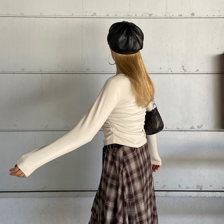 リベットモチーフロゴレースアップトップス | non-hedge  | 詳細画像22 