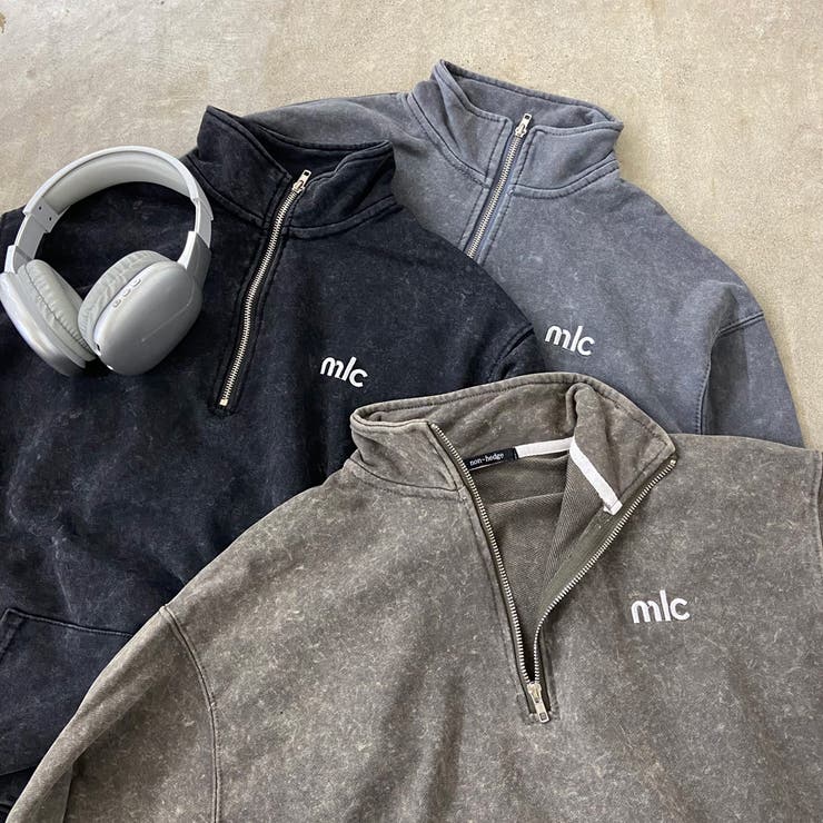 刺繍ロゴハーフZIPチュニック | non-hedge  | 詳細画像27 