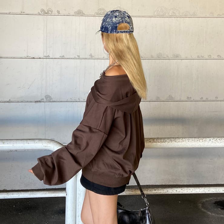 オフショルフードロゴトップス | non-hedge  | 詳細画像4 