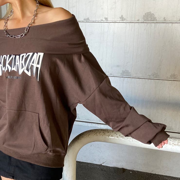 オフショルフードロゴトップス | non-hedge  | 詳細画像8 