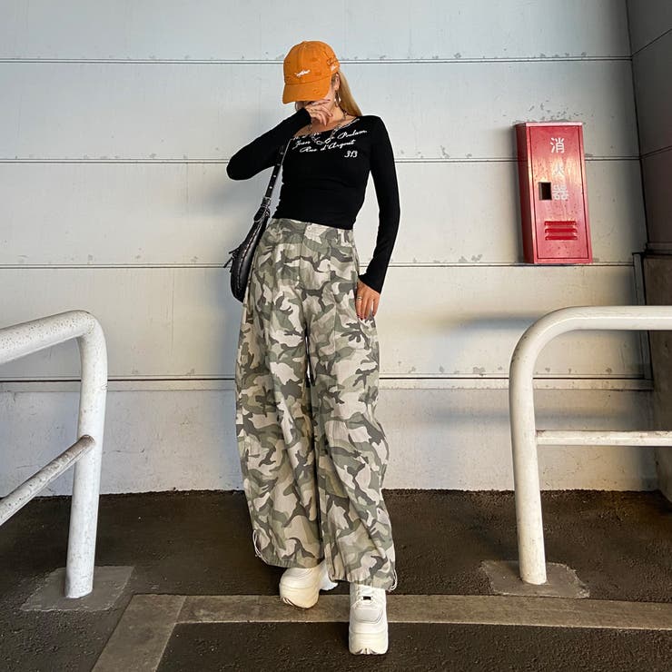 迷彩ワイドパンツ | non-hedge  | 詳細画像2 