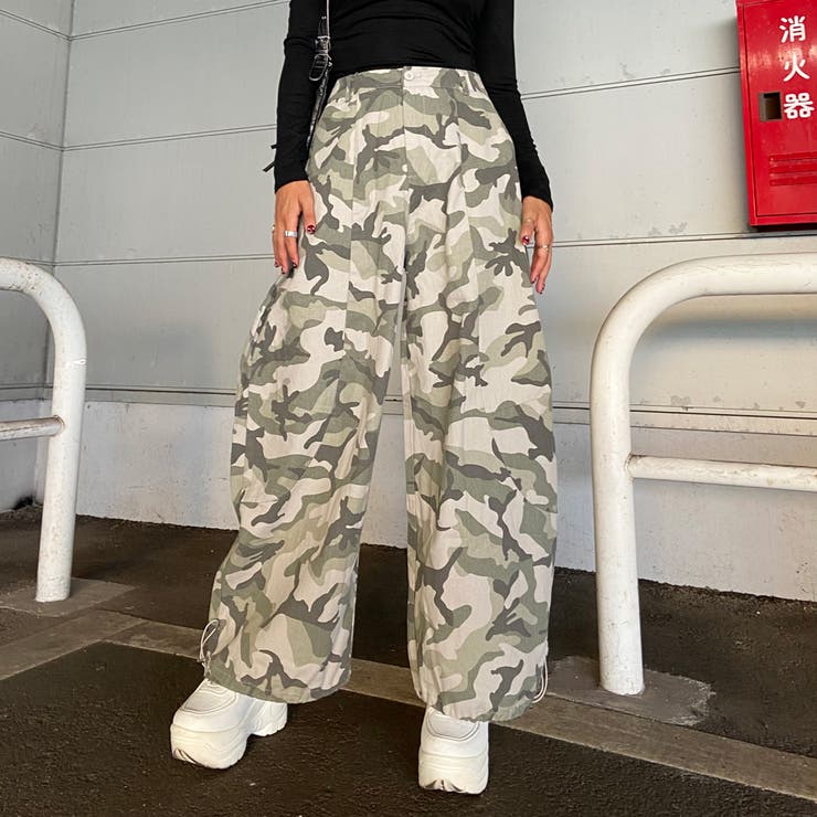 迷彩ワイドパンツ | non-hedge  | 詳細画像3 