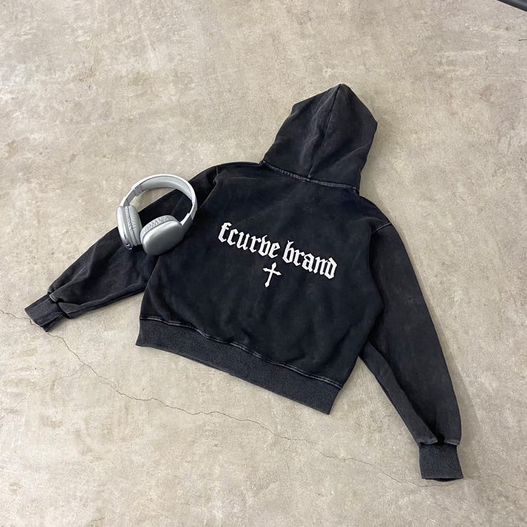 クロス刺繍ブリーチZIPパーカー | non-hedge  | 詳細画像24 