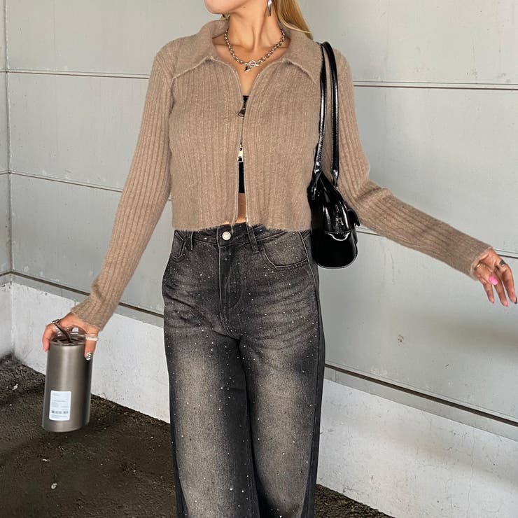 WZIPシャギーニットポロ | non-hedge  | 詳細画像9 