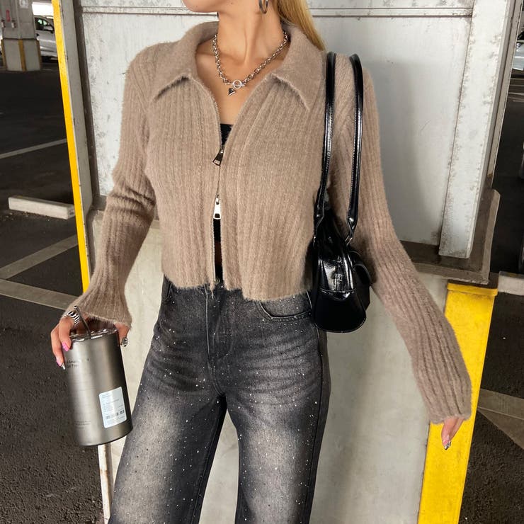 WZIPシャギーニットポロ | non-hedge  | 詳細画像13 