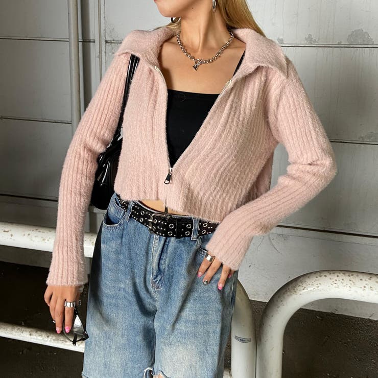 WZIPシャギーニットポロ | non-hedge  | 詳細画像20 