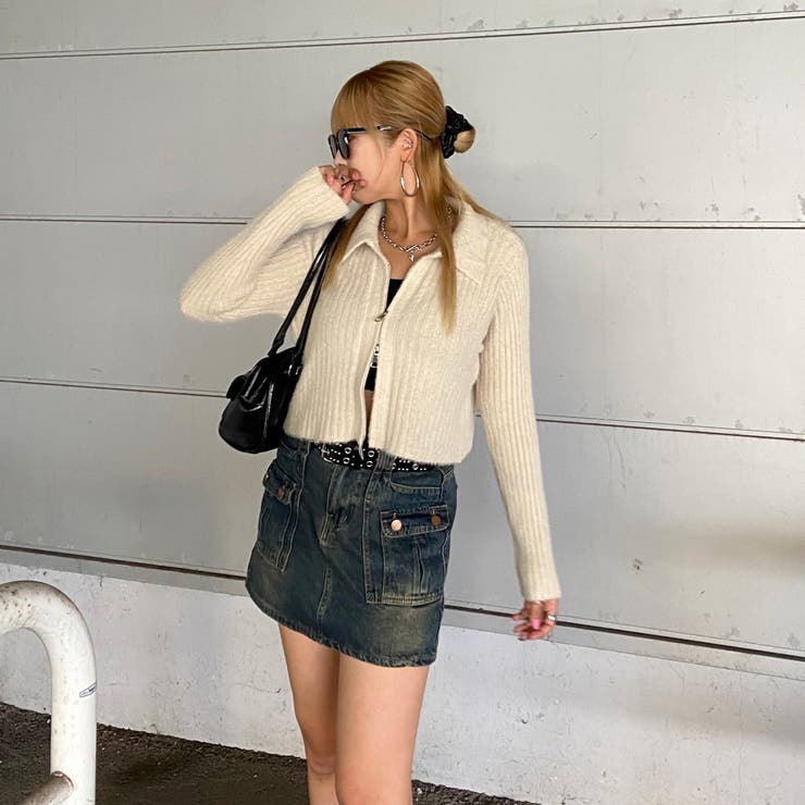 WZIPシャギーニットポロ | non-hedge  | 詳細画像30 