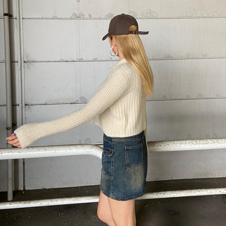 WZIPシャギーニットポロ | non-hedge  | 詳細画像31 