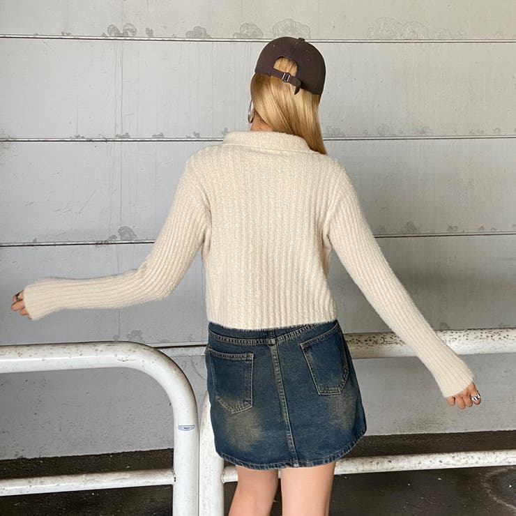 WZIPシャギーニットポロ | non-hedge  | 詳細画像32 