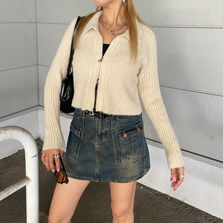 WZIPシャギーニットポロ | non-hedge  | 詳細画像33 