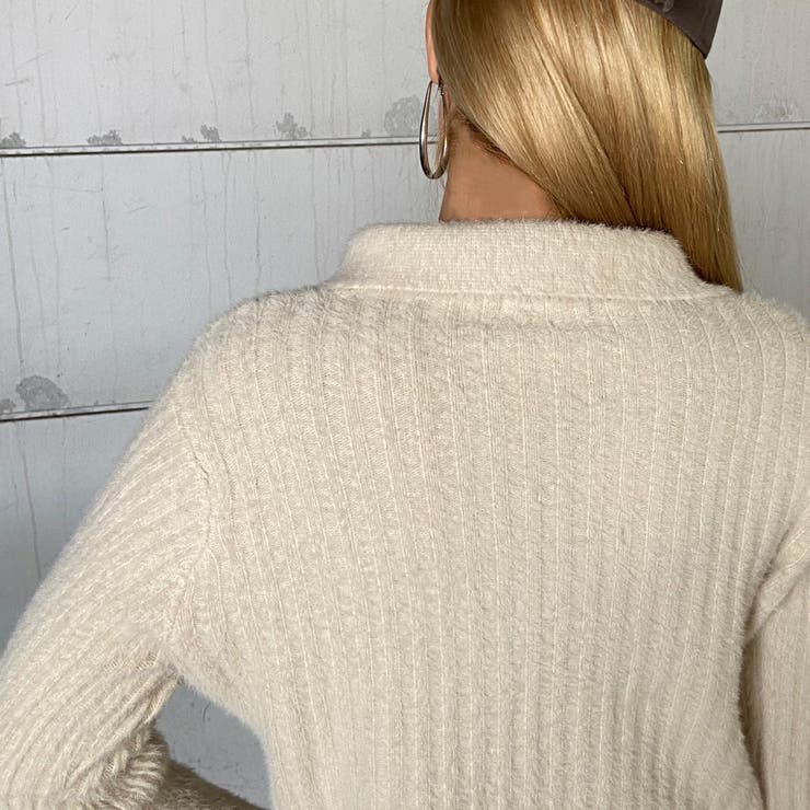 WZIPシャギーニットポロ | non-hedge  | 詳細画像38 