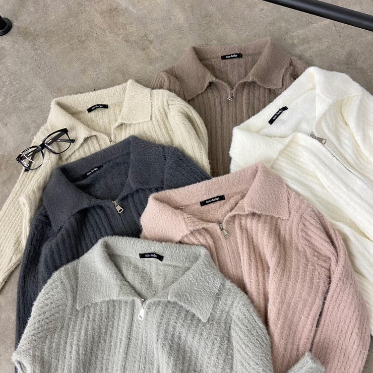 WZIPシャギーニットポロ | non-hedge  | 詳細画像42 