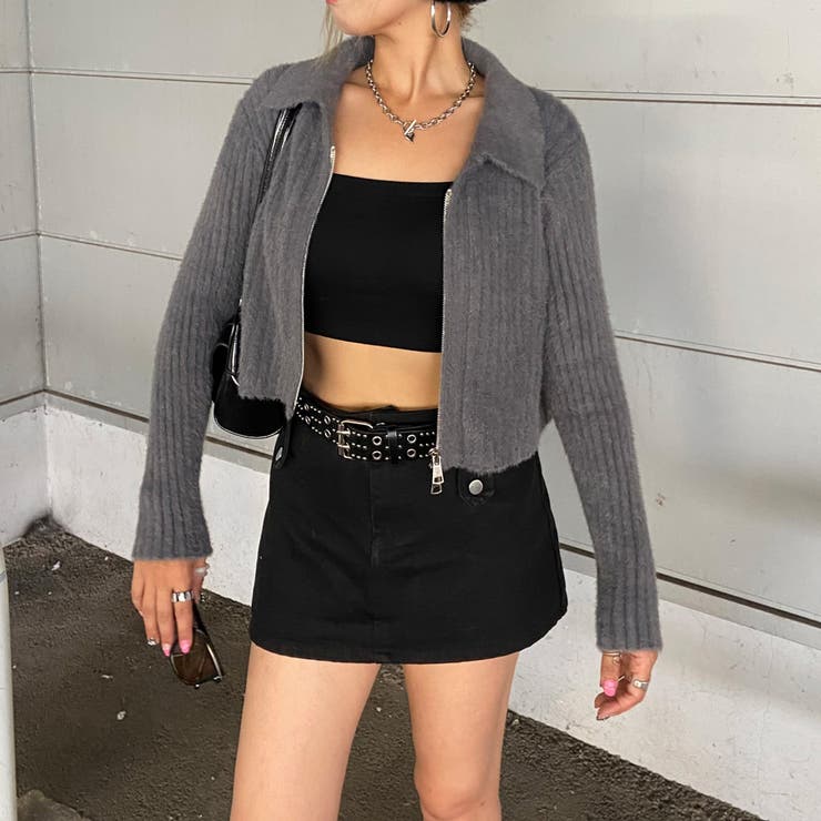 WZIPシャギーニットポロ | non-hedge  | 詳細画像6 