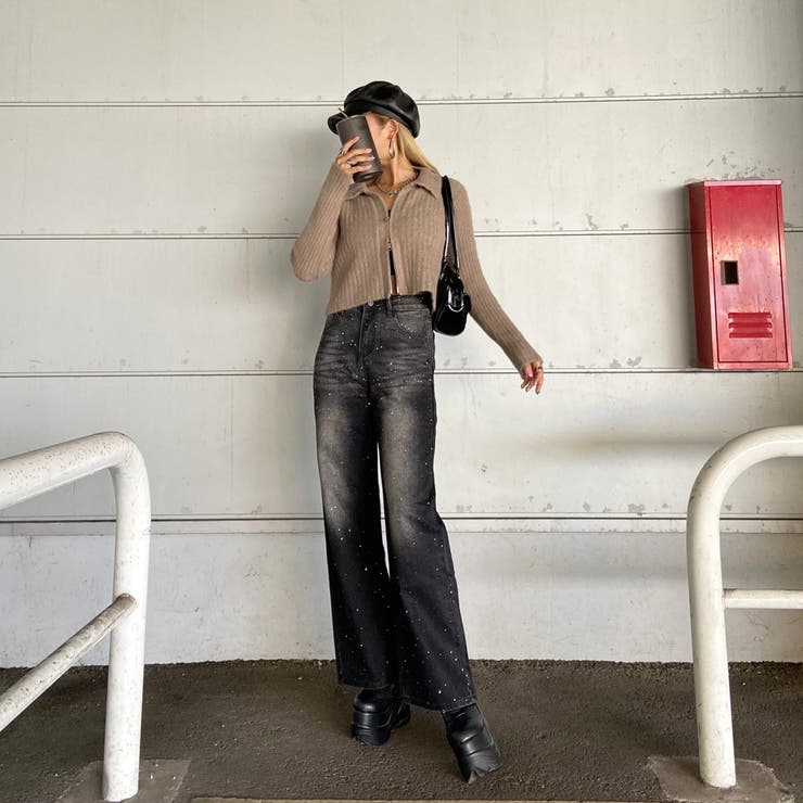 WZIPシャギーニットポロ | non-hedge  | 詳細画像7 