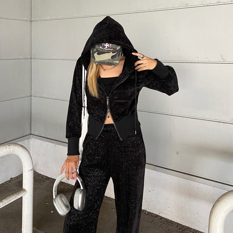 ラメZIPパーカー・パンツセットアップ | non-hedge  | 詳細画像9 