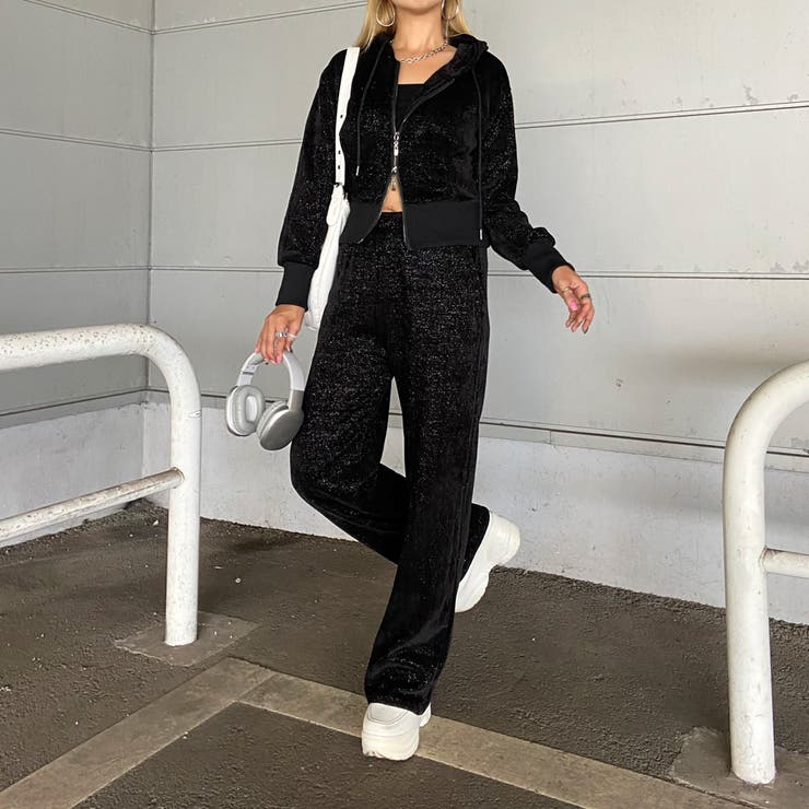 ラメZIPパーカー・パンツセットアップ | non-hedge  | 詳細画像10 