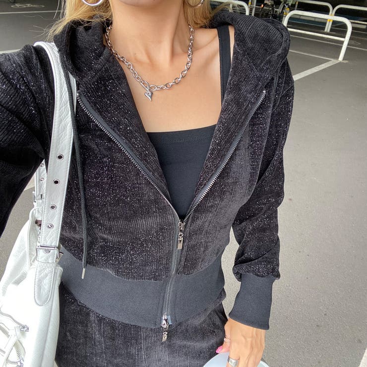 ラメZIPパーカー・パンツセットアップ | non-hedge  | 詳細画像18 