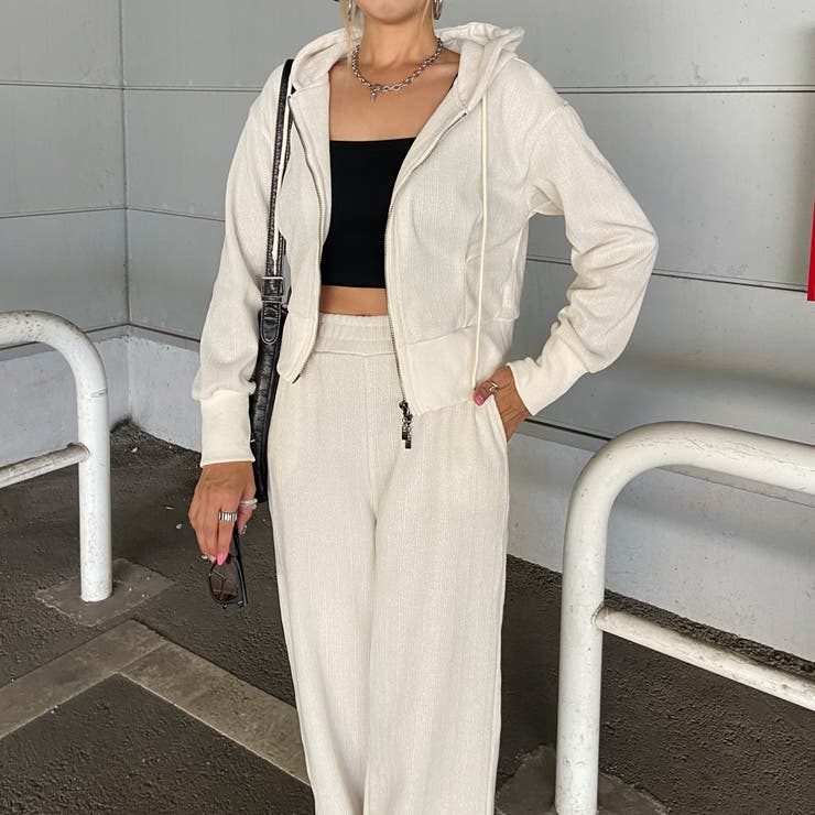 ラメZIPパーカー・パンツセットアップ | non-hedge  | 詳細画像25 