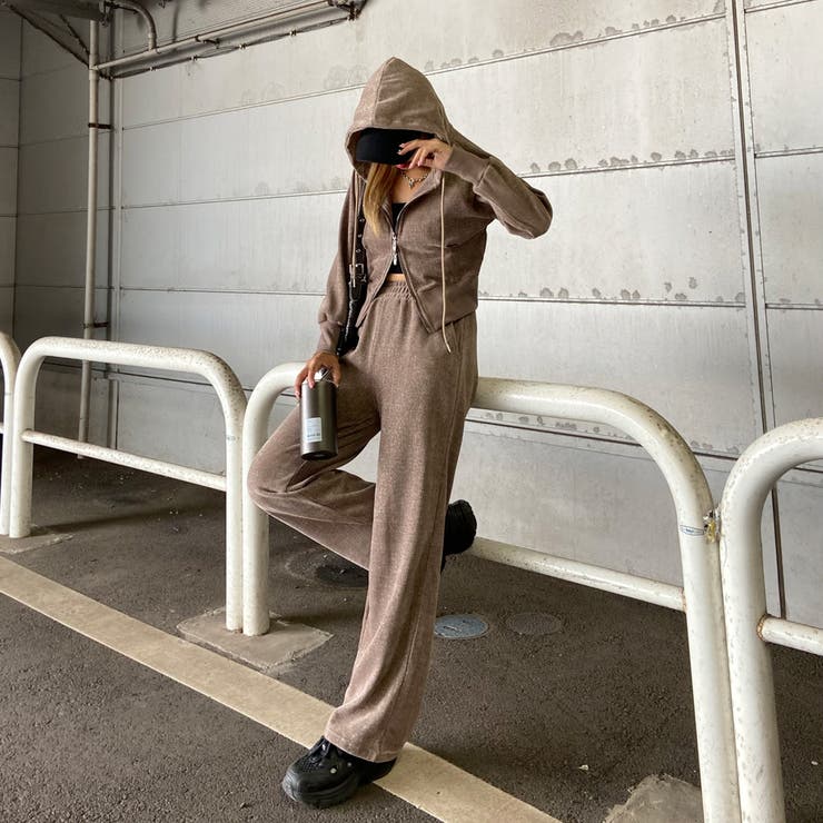 ラメZIPパーカー・パンツセットアップ | non-hedge  | 詳細画像30 