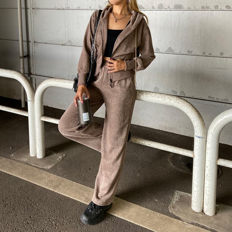 ラメZIPパーカー・パンツセットアップ | non-hedge  | 詳細画像31 