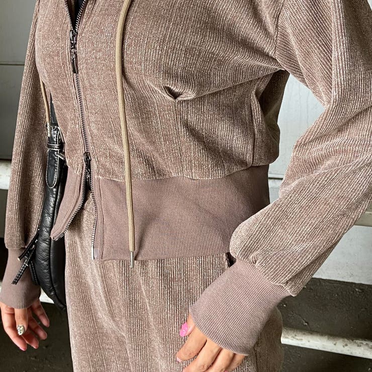 ラメZIPパーカー・パンツセットアップ | non-hedge  | 詳細画像44 