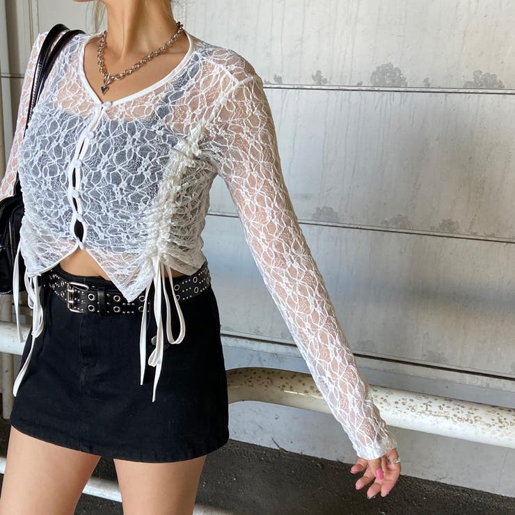 レースドロストプルオーバー | non-hedge  | 詳細画像14 