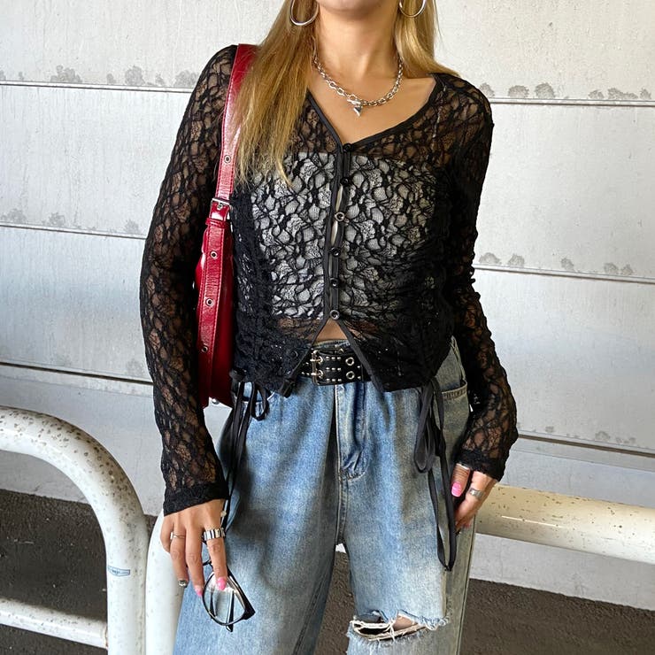 レースドロストプルオーバー | non-hedge  | 詳細画像20 