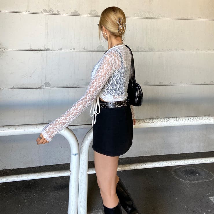 レースドロストプルオーバー | non-hedge  | 詳細画像4 