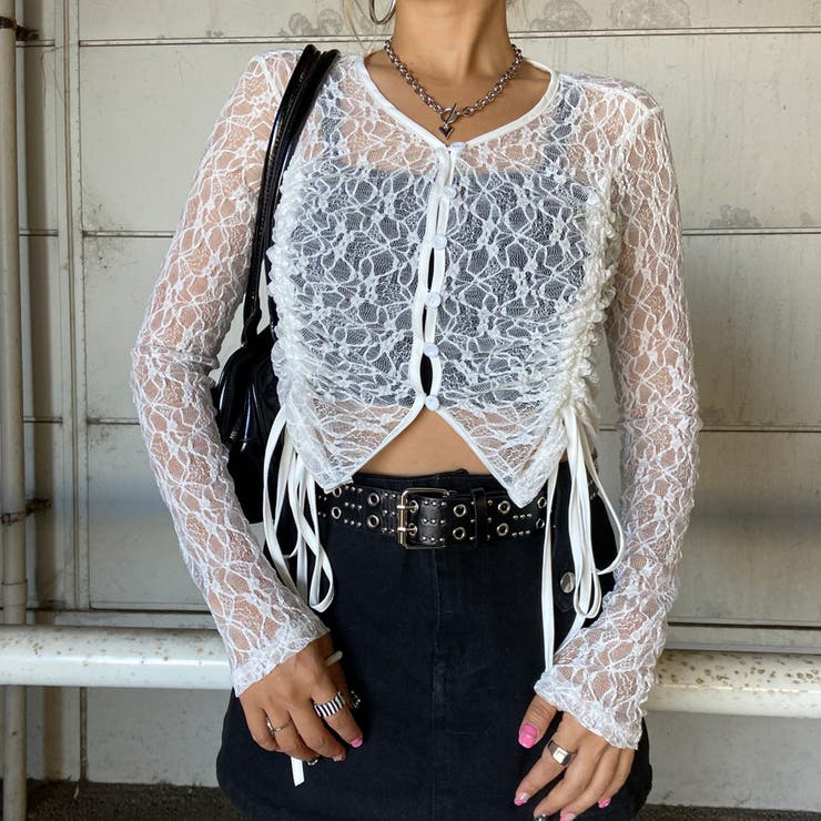 レースドロストプルオーバー | non-hedge  | 詳細画像8 