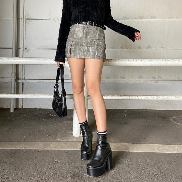 ムラカーゴミニスカート | non-hedge  | 詳細画像13 