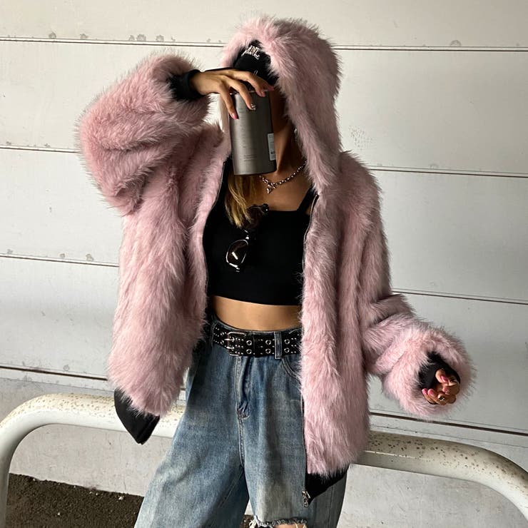 リバーシブルファーフードブルゾン | non-hedge  | 詳細画像1 