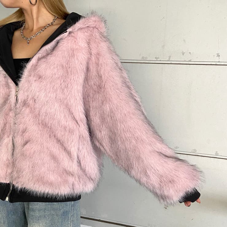 リバーシブルファーフードブルゾン | non-hedge  | 詳細画像17 