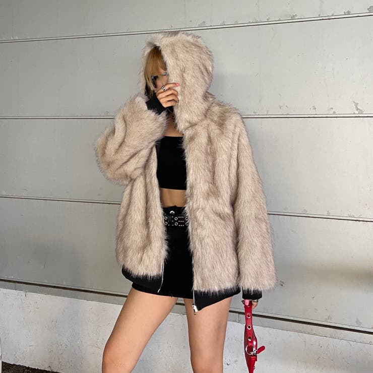 リバーシブルファーフードブルゾン | non-hedge  | 詳細画像27 