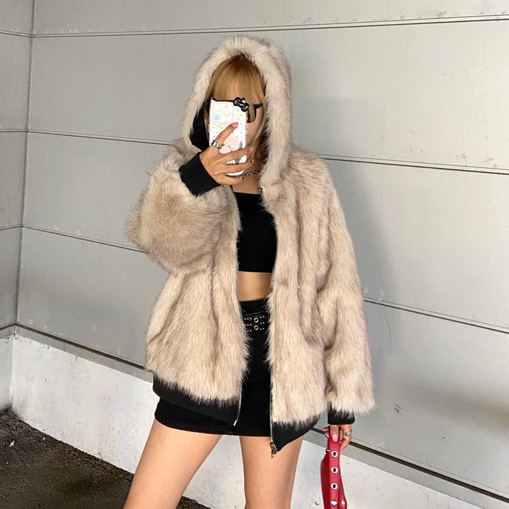 リバーシブルファーフードブルゾン | non-hedge  | 詳細画像28 