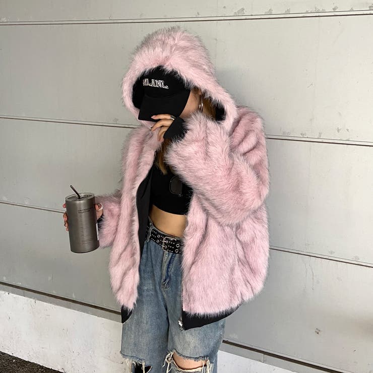 リバーシブルファーフードブルゾン | non-hedge  | 詳細画像3 