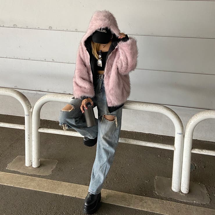 リバーシブルファーフードブルゾン | non-hedge  | 詳細画像4 