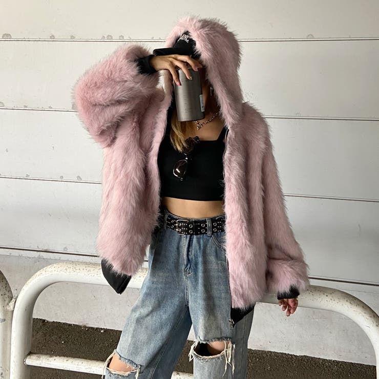 リバーシブルファーフードブルゾン | non-hedge  | 詳細画像5 