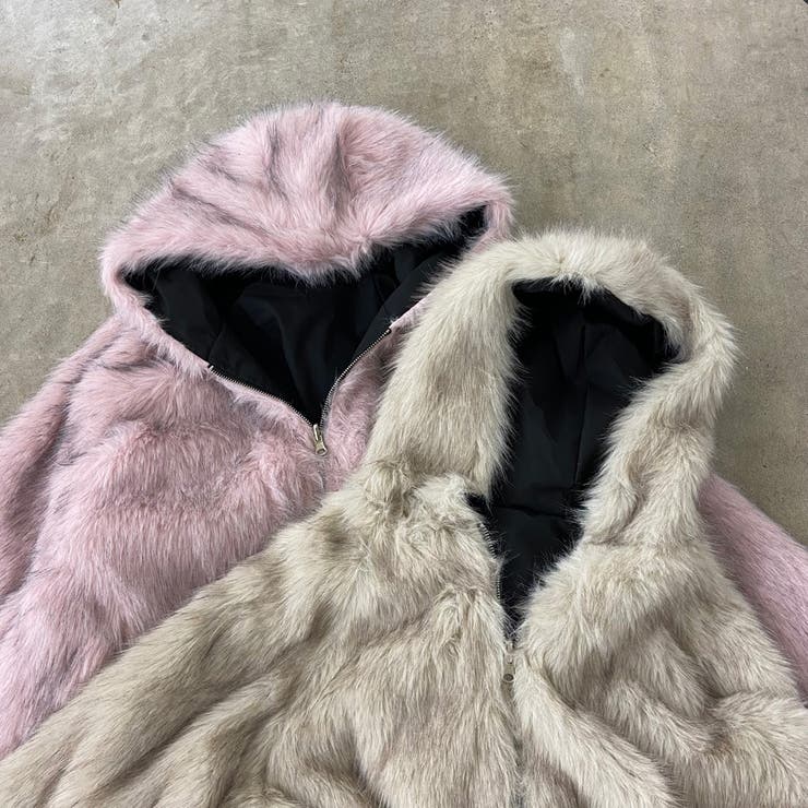 リバーシブルファーフードブルゾン | non-hedge  | 詳細画像52 