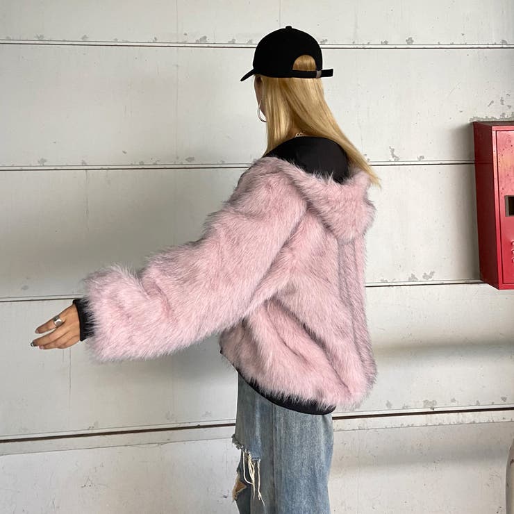 リバーシブルファーフードブルゾン | non-hedge  | 詳細画像6 