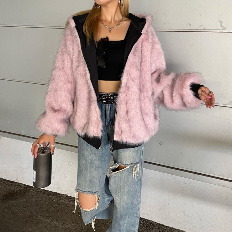 リバーシブルファーフードブルゾン | non-hedge  | 詳細画像9 