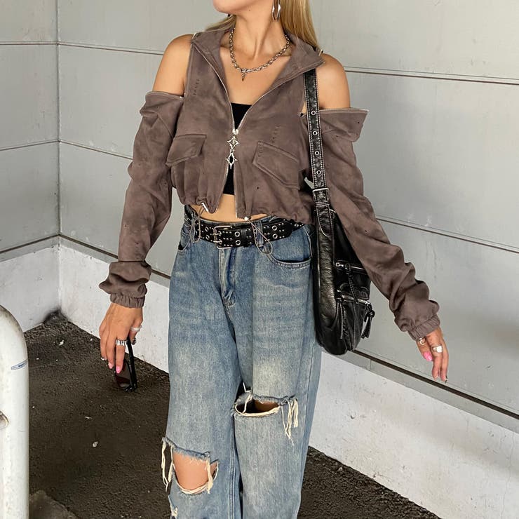 ショルダーZIPムラトラックジャケット | non-hedge  | 詳細画像11 