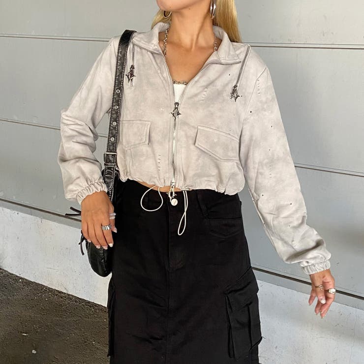 ショルダーZIPムラトラックジャケット | non-hedge  | 詳細画像23 