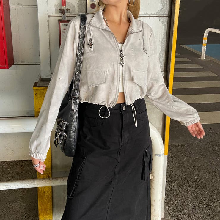 ショルダーZIPムラトラックジャケット | non-hedge  | 詳細画像24 