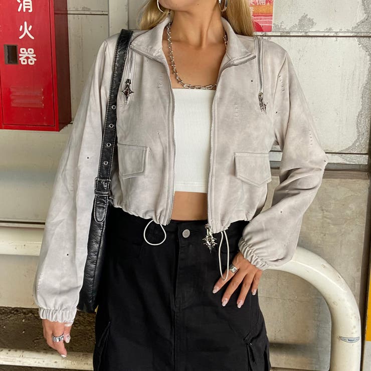 ショルダーZIPムラトラックジャケット | non-hedge  | 詳細画像26 