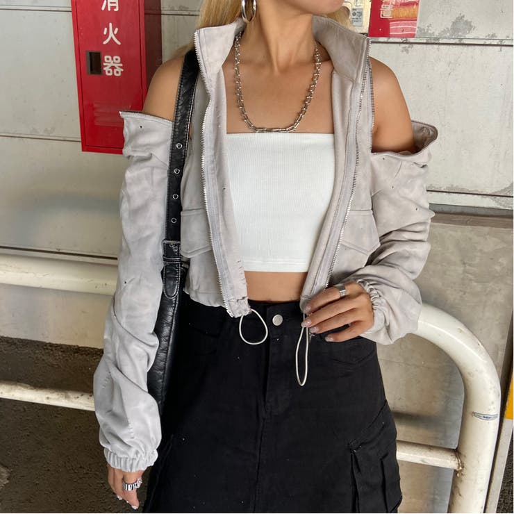 ショルダーZIPムラトラックジャケット | non-hedge  | 詳細画像31 