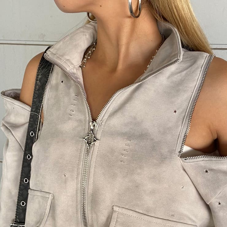 ショルダーZIPムラトラックジャケット | non-hedge  | 詳細画像32 